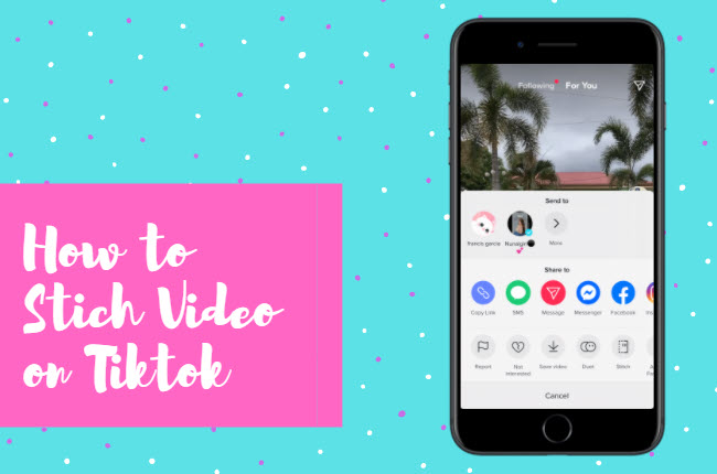 how to use stitch on TikTok