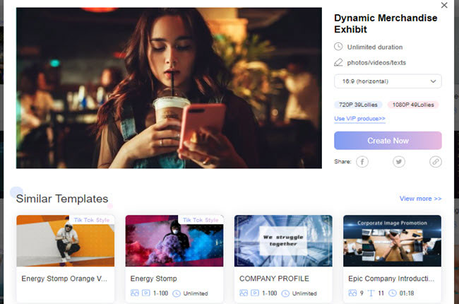 brand video maker lightmv