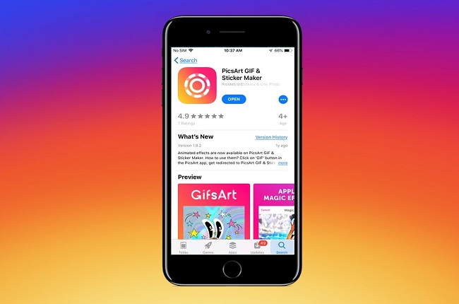 how to create a gif for instagram