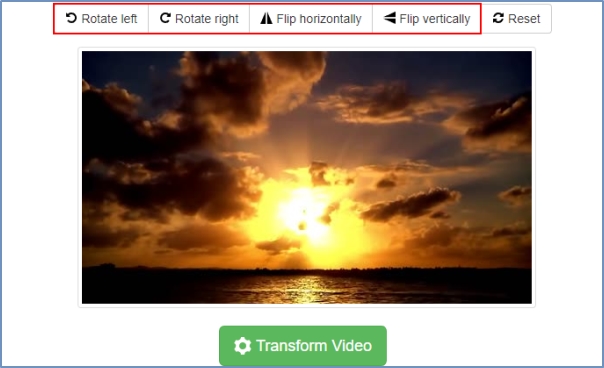 video rotate