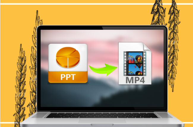 make a powerpoint into a video